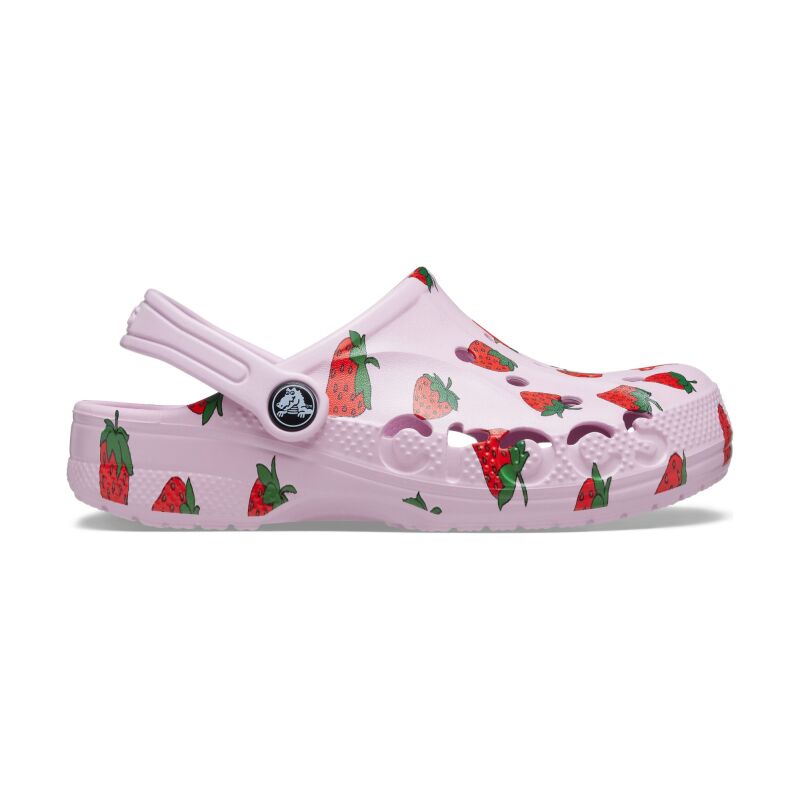 Crocs™ Baya Printed Clog Kid's 207657 Ballerina Pink