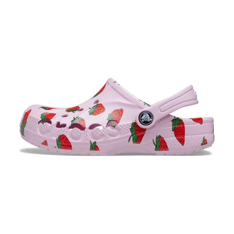 Crocs™ Baya Printed Clog Kid's 207657 Ballerina Pink