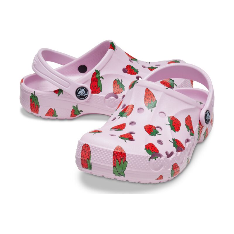 Crocs™ Baya Printed Clog Kid's 207657 Ballerina Pink