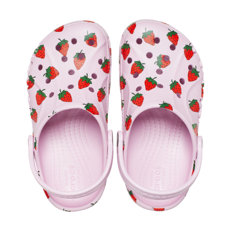 Crocs™ Baya Printed Clog Kid's 207657 Ballerina Pink