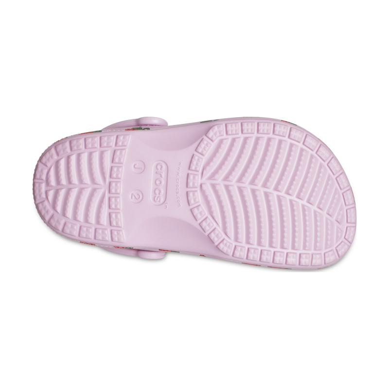 Crocs™ Baya Printed Clog Kid's 207657 Ballerina Pink