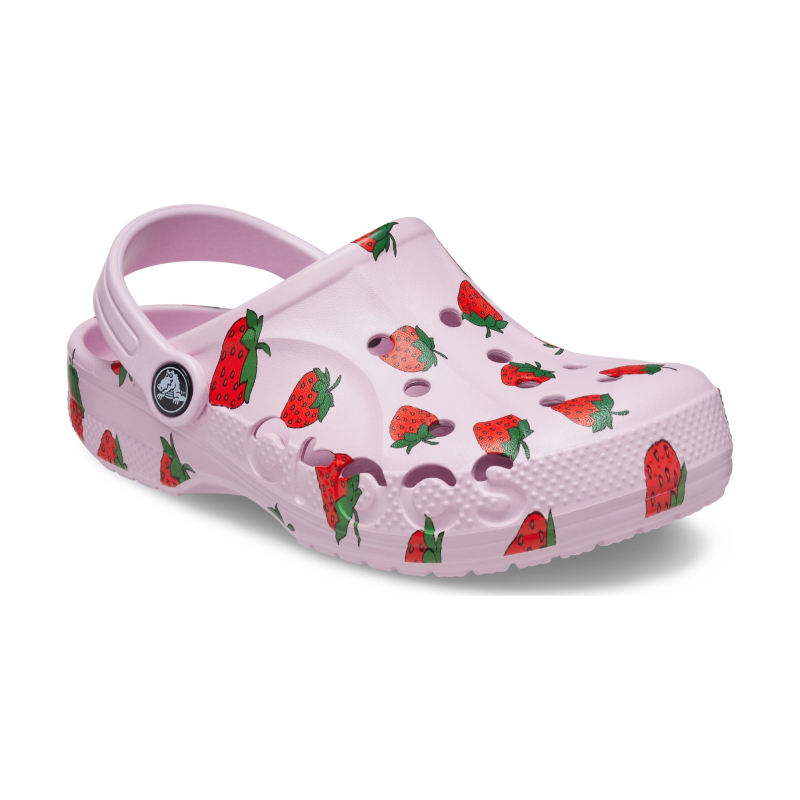 Crocs™ Baya Printed Clog Kid's 207657 Ballerina Pink