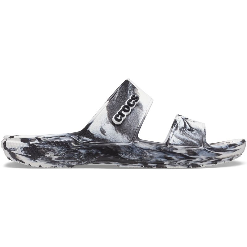 Crocs™ Classic Marbled Sandal White/Black