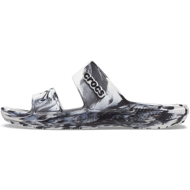 Crocs™ Classic Marbled Sandal White/Black