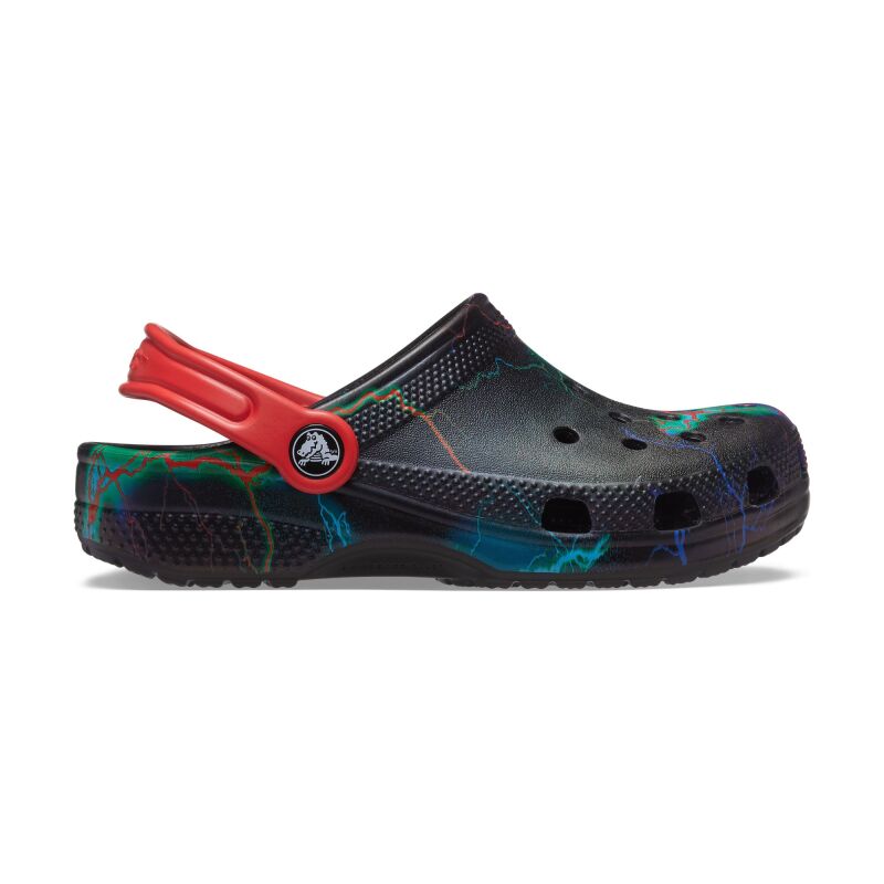 Crocs™ Classic Out Of This World II Clog Kid's 207787 Black/Lightning Bolts