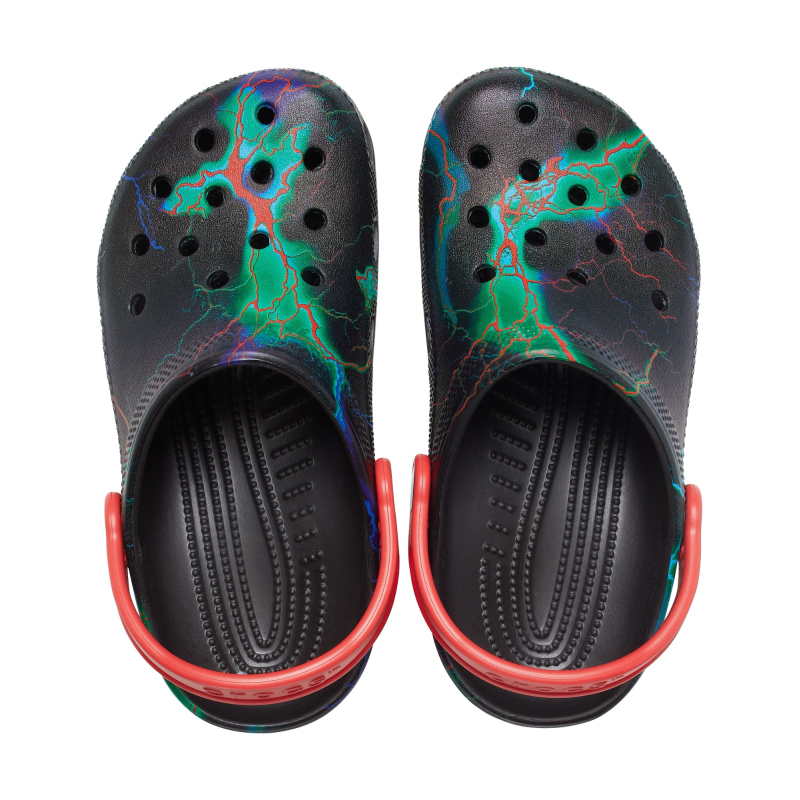 Crocs™ Classic Out Of This World II Clog Kid's 207787 Black/Lightning Bolts