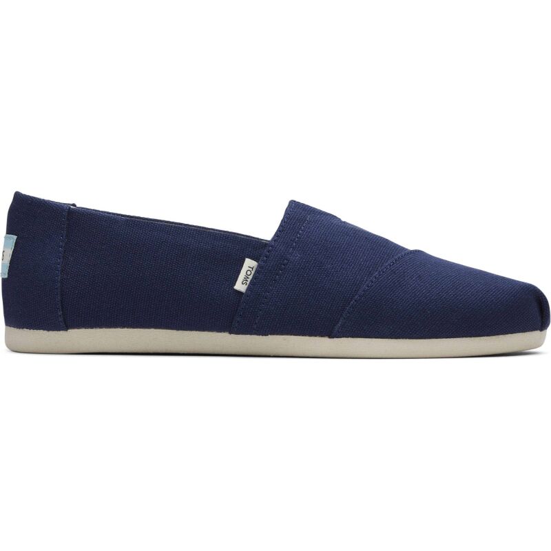 TOMS Recycled Cotton Canvas Women's Alpargata Navy