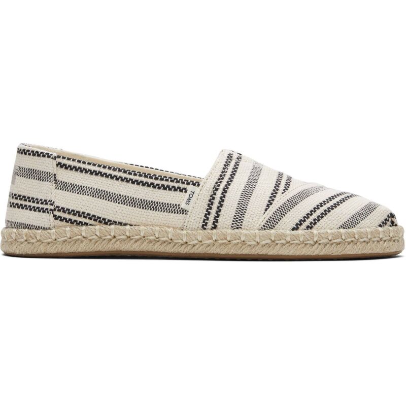 TOMS Global Stripe Women's Rope Alpargata Natural