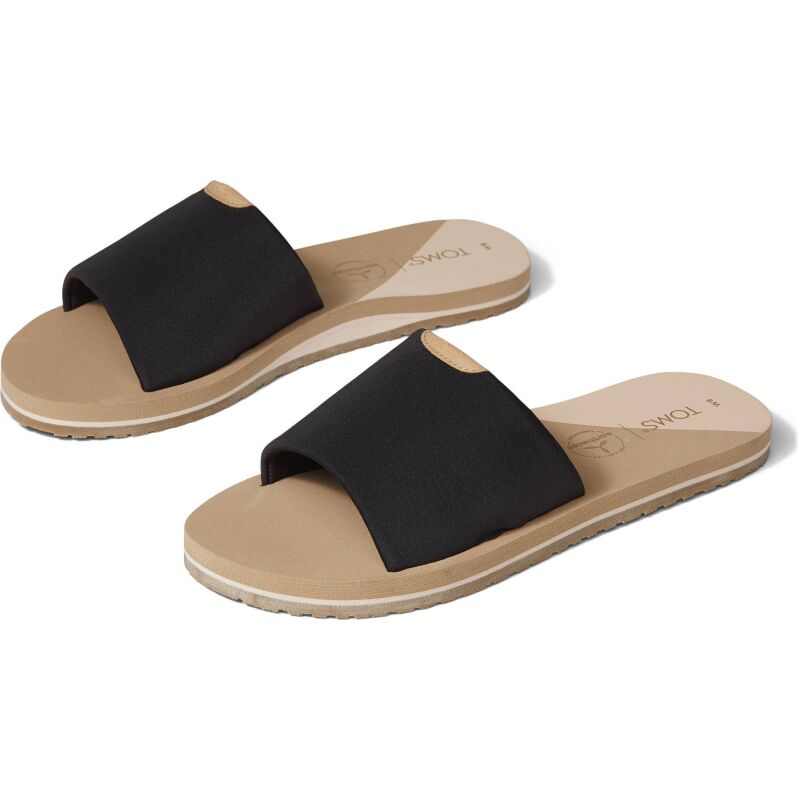 TOMS Repreve Jersey Women's Carly Sandal Black