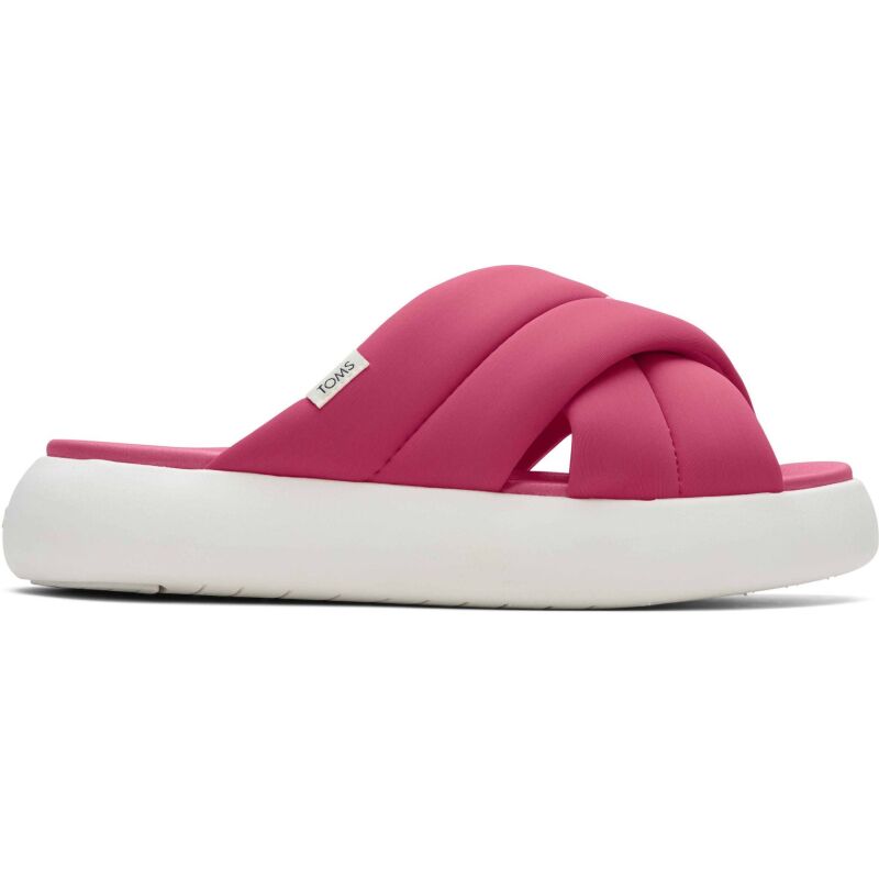 TOMS Repreve Jersey Womens Mallow Crossover Sandal Raspberry