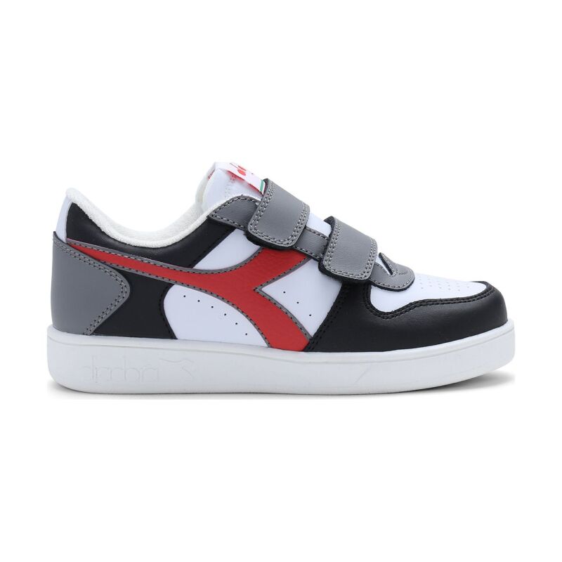 DIADORA Magic Basket Low PS Kid's White/Black/Aurora Red