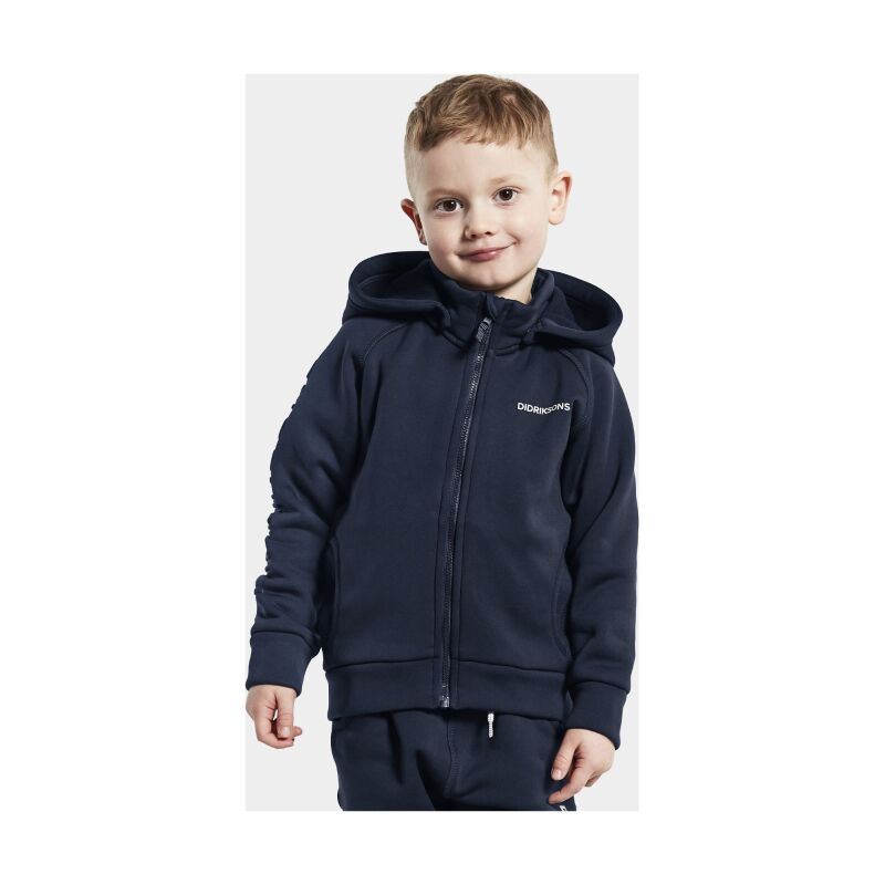 DIDRIKSONS Corin Kid's Fullzip 4 Navy