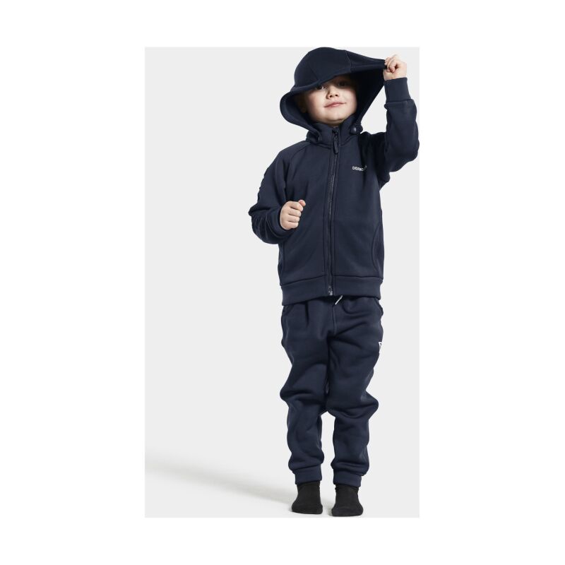 DIDRIKSONS Corin Kid's Fullzip 4 Navy