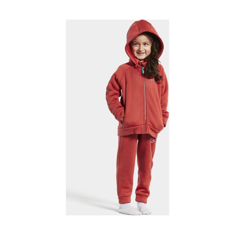 DIDRIKSONS Corin Kid's Fullzip 4 Baked Pink