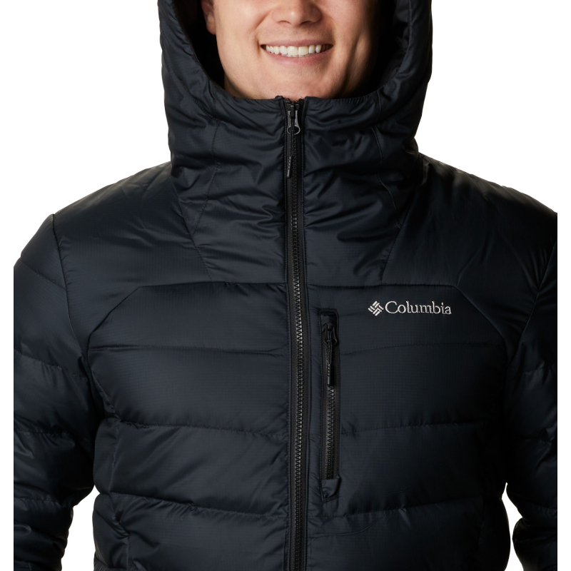 Columbia Autumn Park Down Hooded Jacket Men's Black