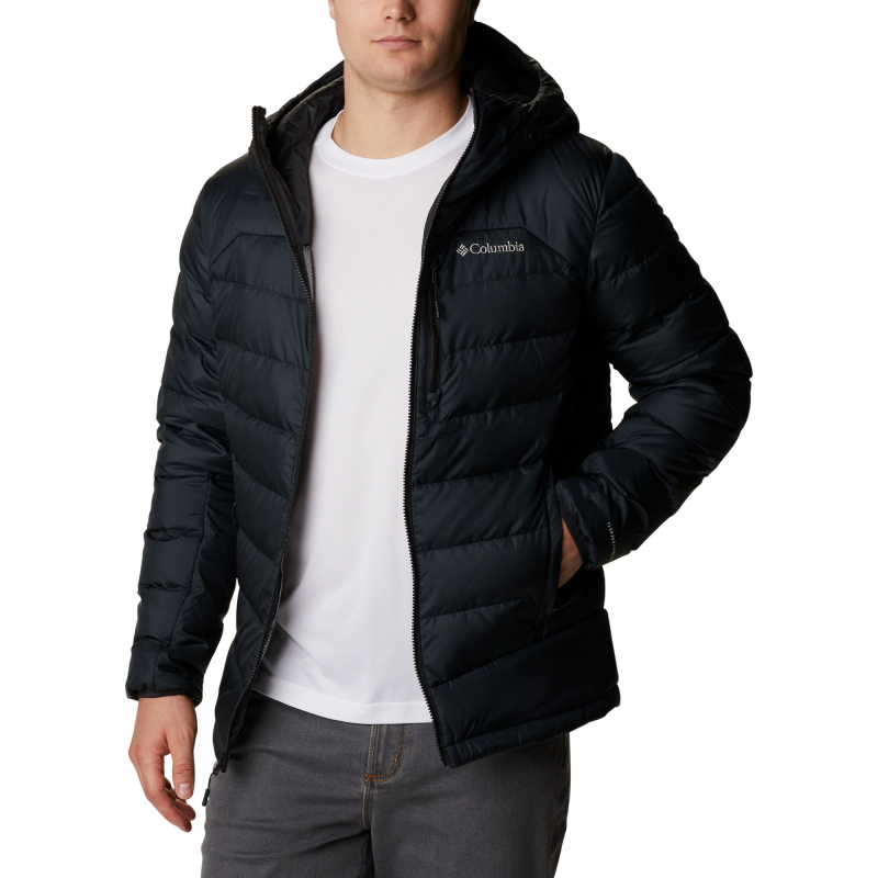 Columbia Autumn Park Down Hooded Jacket Men's Black