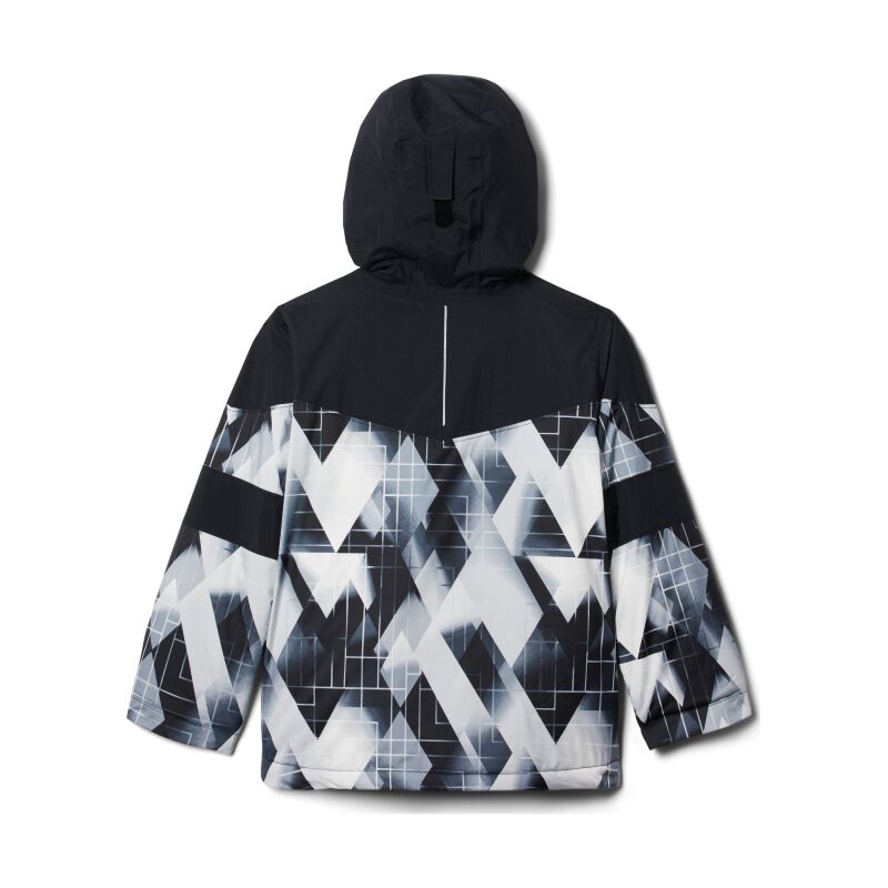 Columbia Mighty Mogul II Jacket Boy's Black Geo Mt/Black