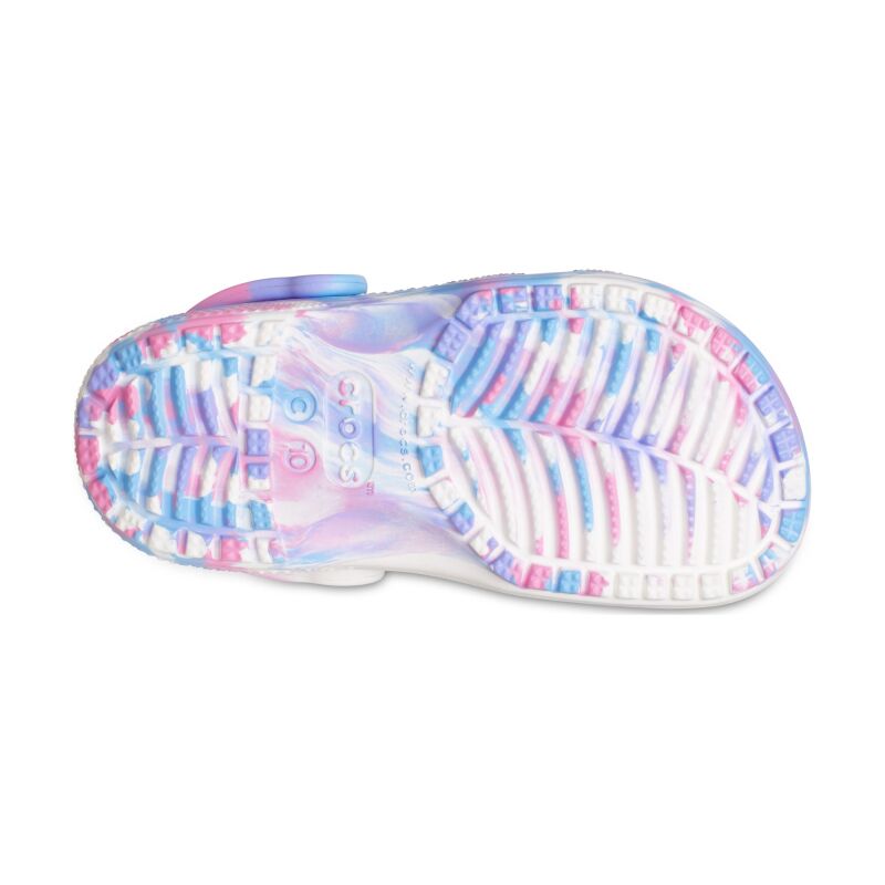 Crocs™ Classic Marbled Clog Kid's 206838 White/Pink