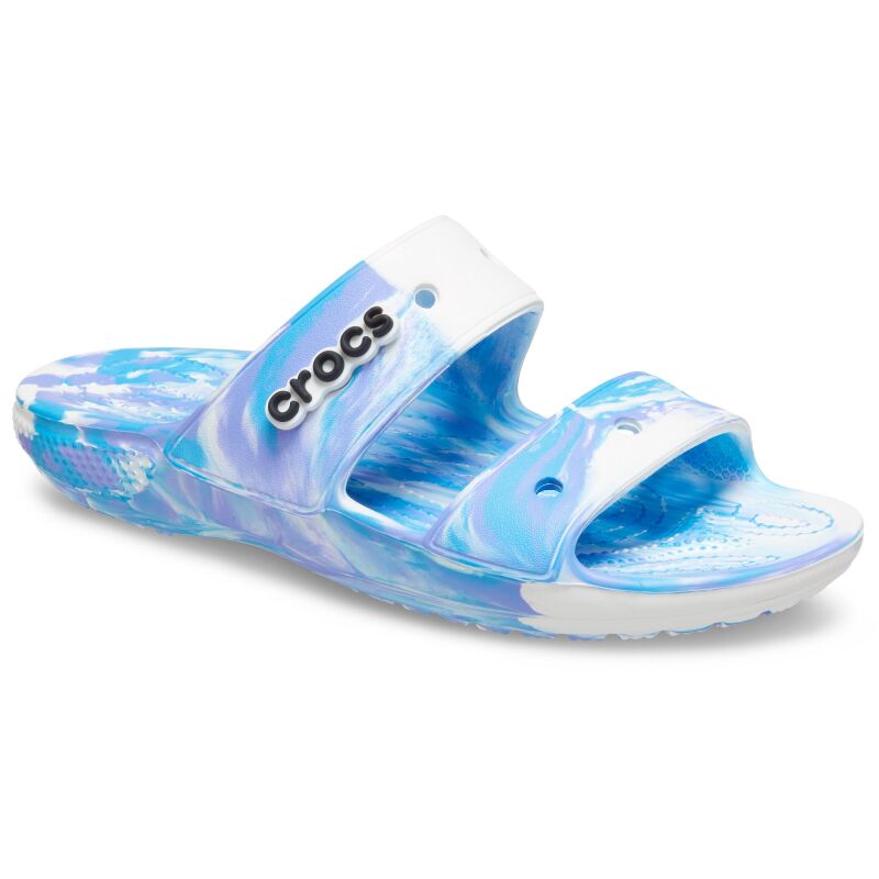 Crocs™ Classic Marbled Sandal White/Oxygen