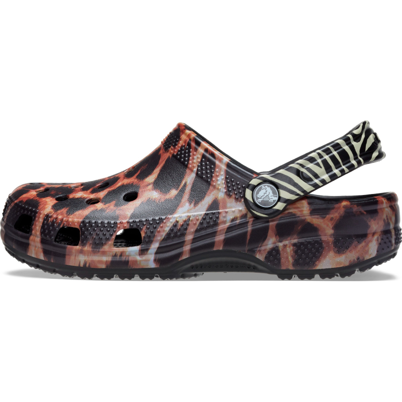 Crocs™ Classic Animal Remix Clog Black/Multi Animal