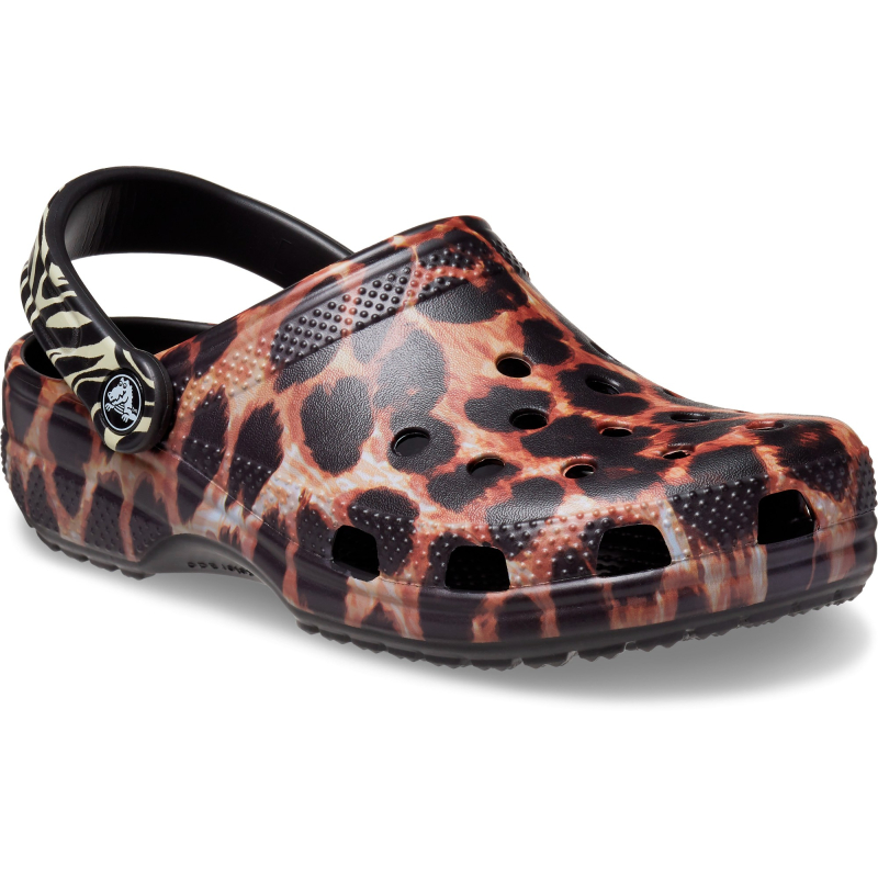 Crocs™ Classic Animal Remix Clog Black/Multi Animal