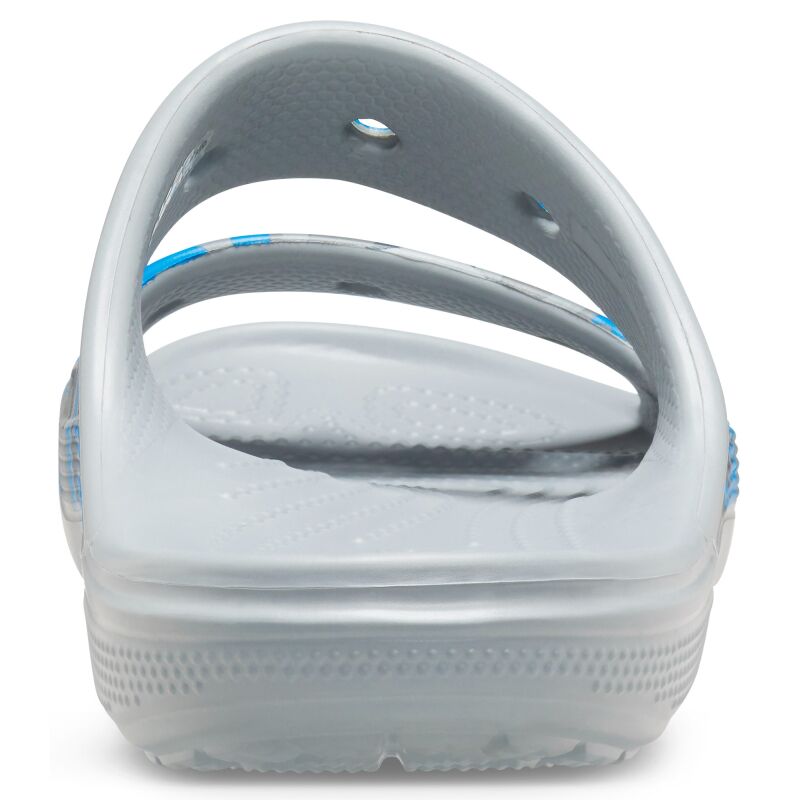 Crocs™ Baya Graphic Sandal Light Grey