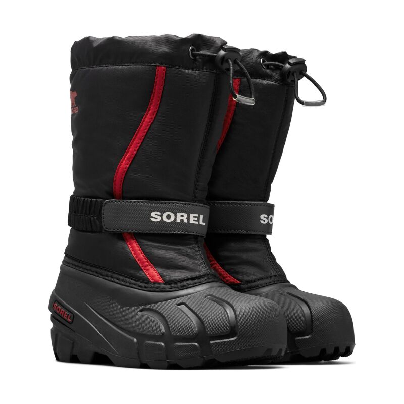 Sorel Flurry Youth Black/Bright Red