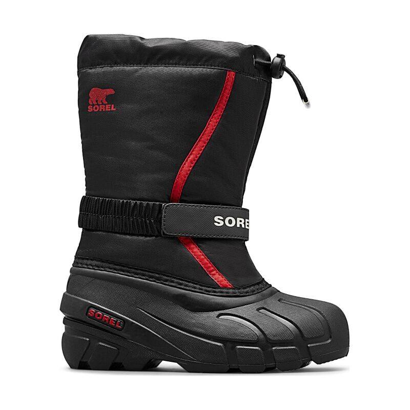 Sorel Flurry Youth Black/Bright Red