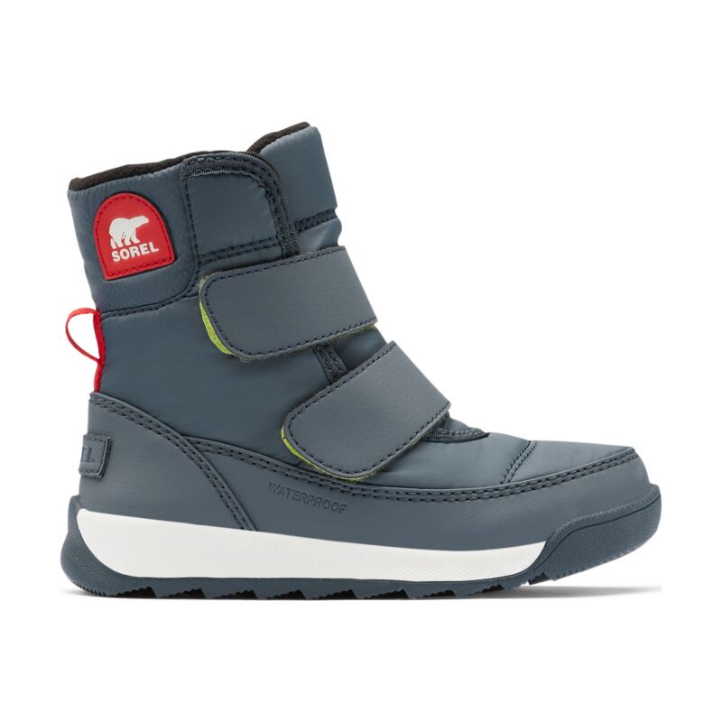 Sorel Whitney II Strap Kid's Waterproof Uniform Blue/Cherrybomb