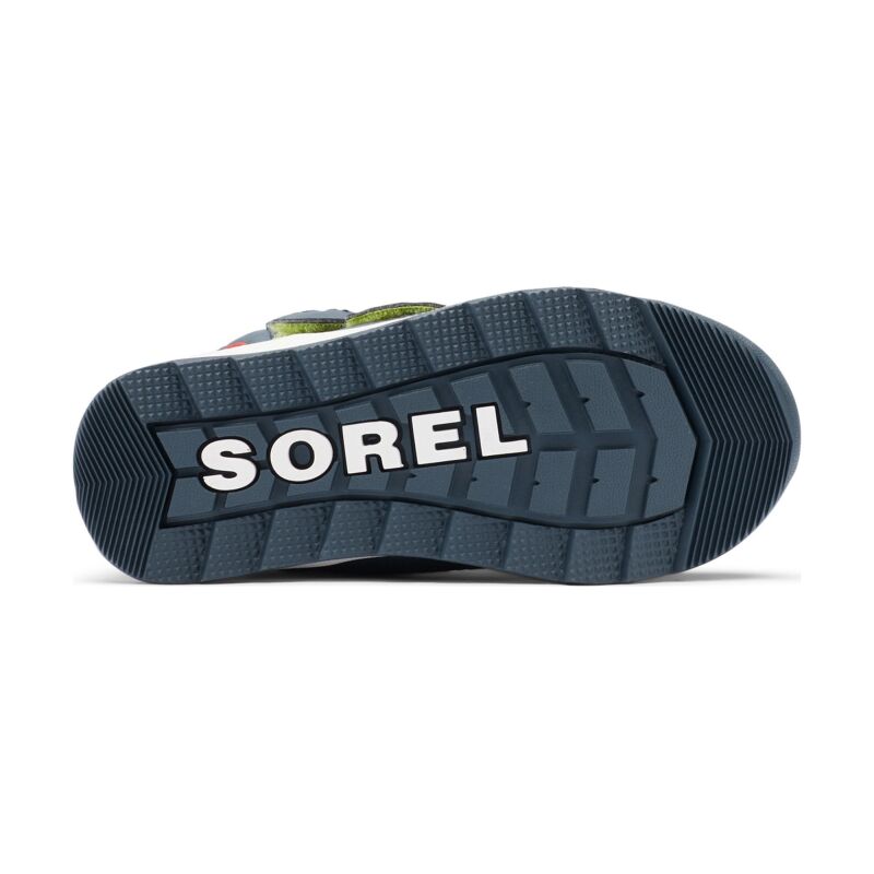 Sorel Whitney II Strap Kid's Waterproof Uniform Blue/Cherrybomb