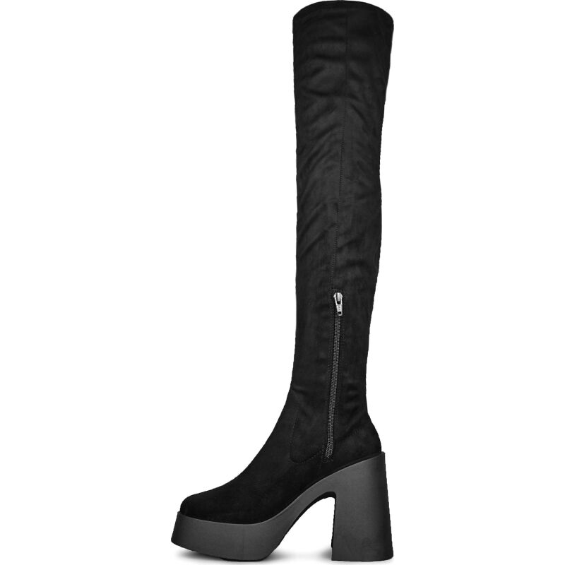 ALTERCORE Daphne Faux Suede Black