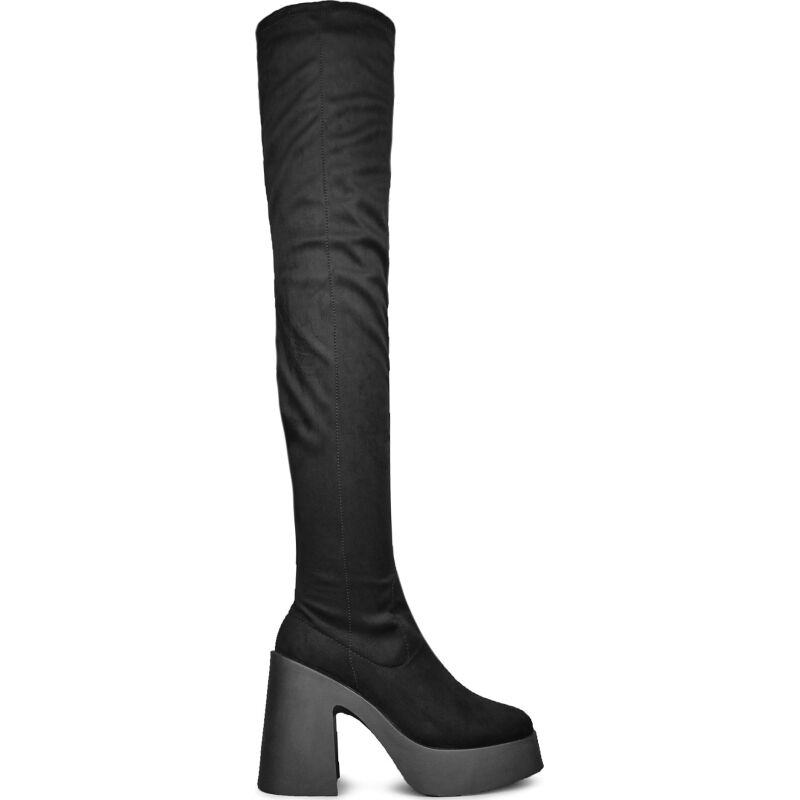 ALTERCORE Daphne Faux Suede Black