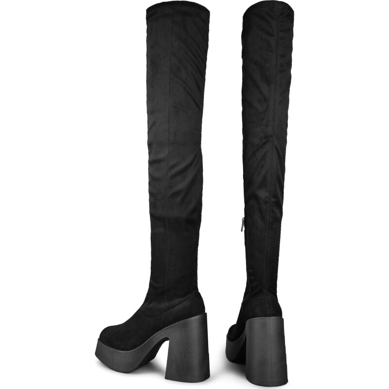 ALTERCORE Daphne Faux Suede Black