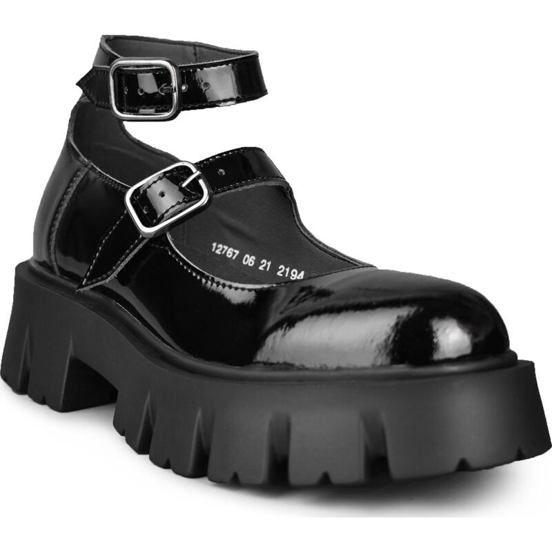 ALTERCORE Constance Vegan Black Patent