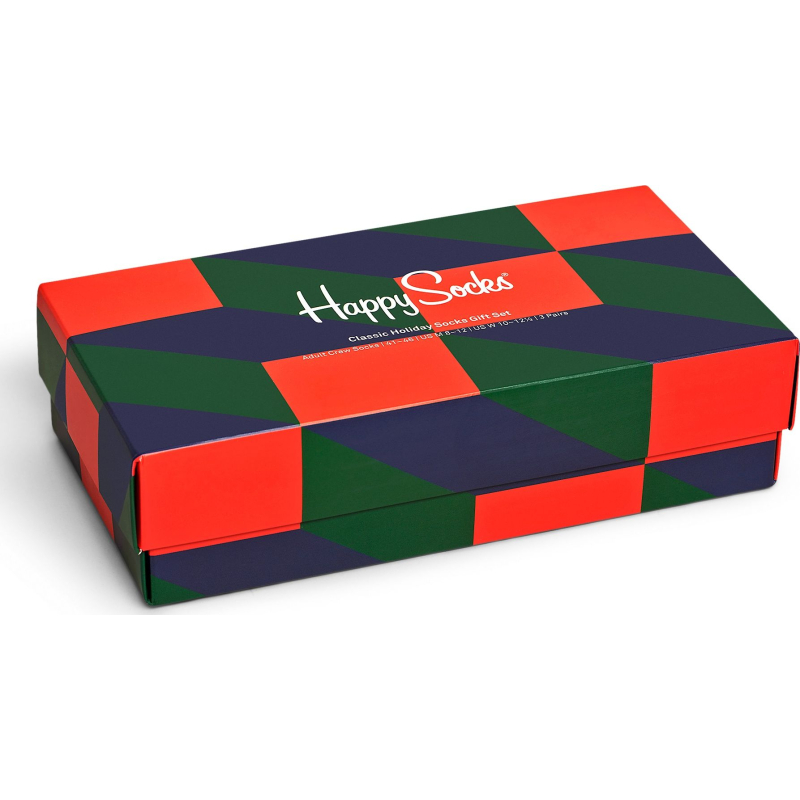 Happy Socks 3-Pack Classic Holiday Socks Gift Set Multi 0200