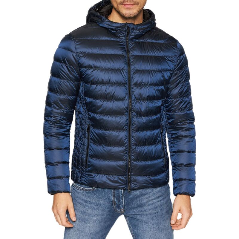 GEOX Dereck Hood Jacket M1425BT2566 Navy F4475