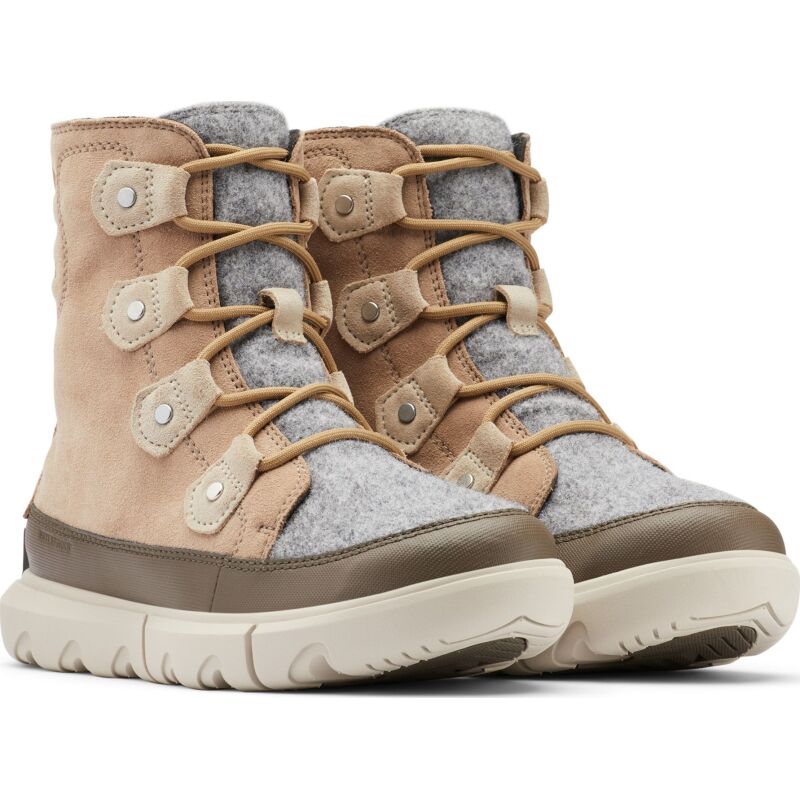 Sorel Explorer II Joan Felt Waterproof Women's Omega Taupe/Major