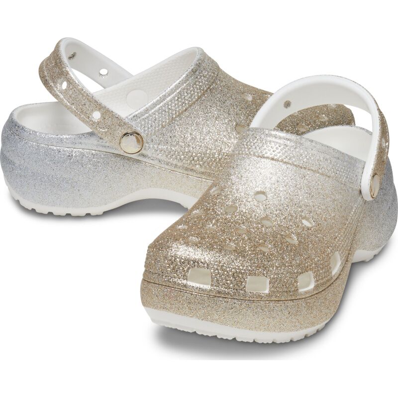 Crocs™ Classic Platform Ombre Glitter Clog Women's OPEN24.LT