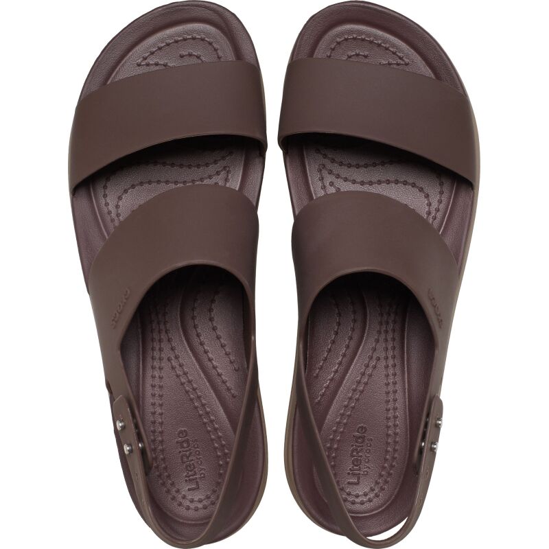 Crocs™ Brooklyn Low Wedge Womens Mocha/Mushroom