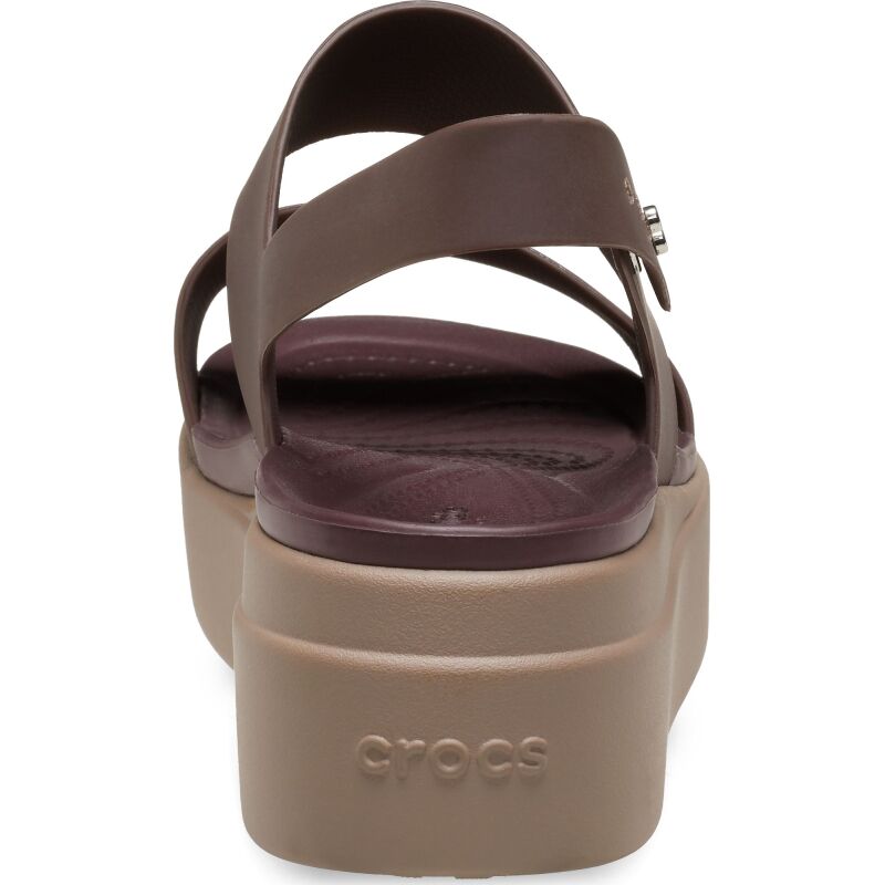 Crocs™ Brooklyn Low Wedge Womens Mocha/Mushroom