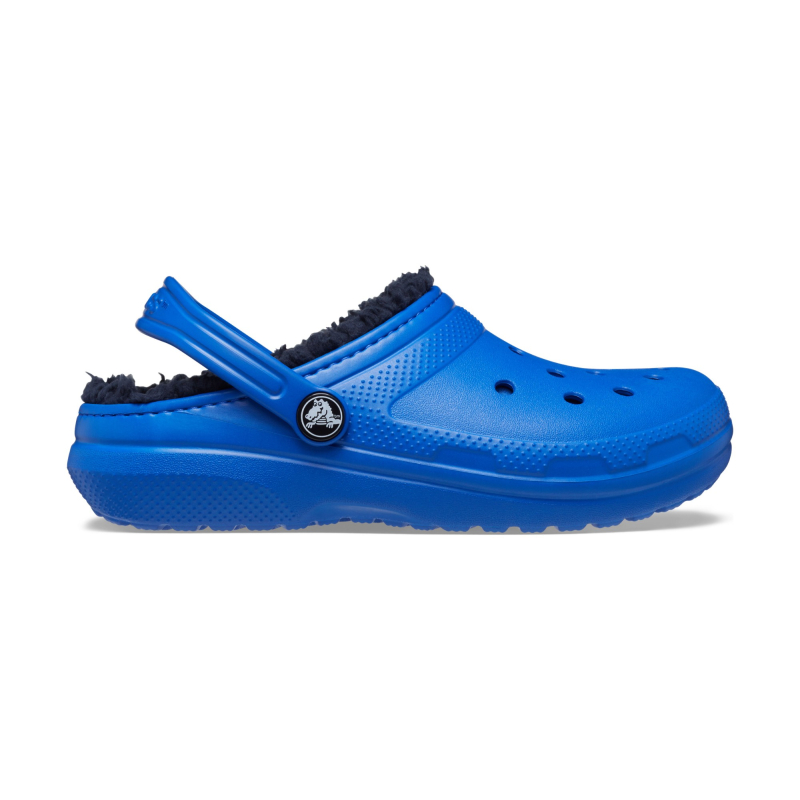 Crocs™ Classic Lined Clog Kid's Blue Bolt