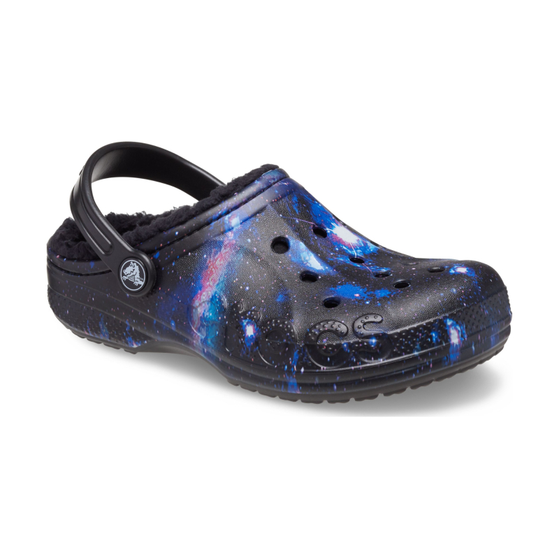 Crocs™ Baya Lined Printed Clog Kid's Black/Multi