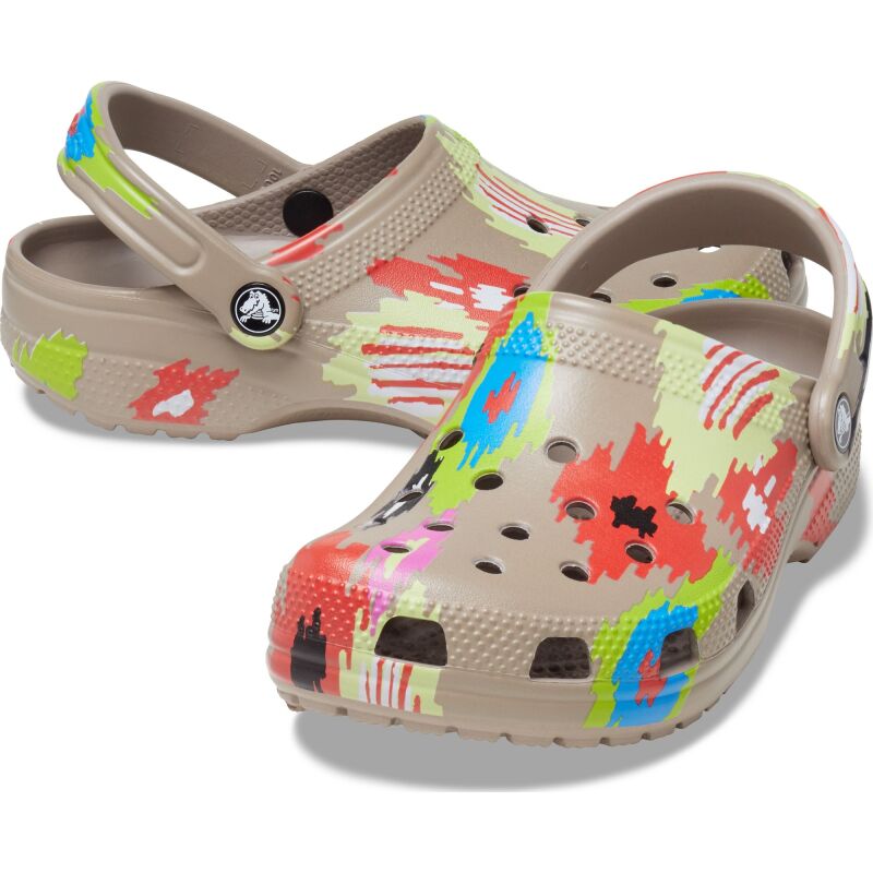 Crocs™ Classic Ikat Clog Mushroom/Multi