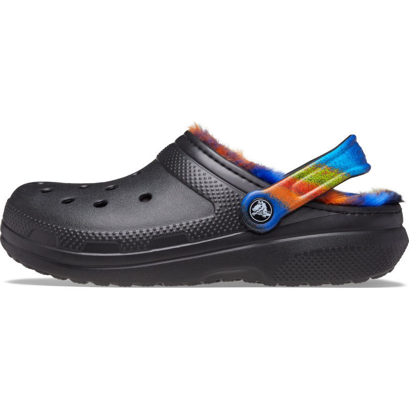 Crocs™ Classic Lined Spray Dye Clog Black/Multi