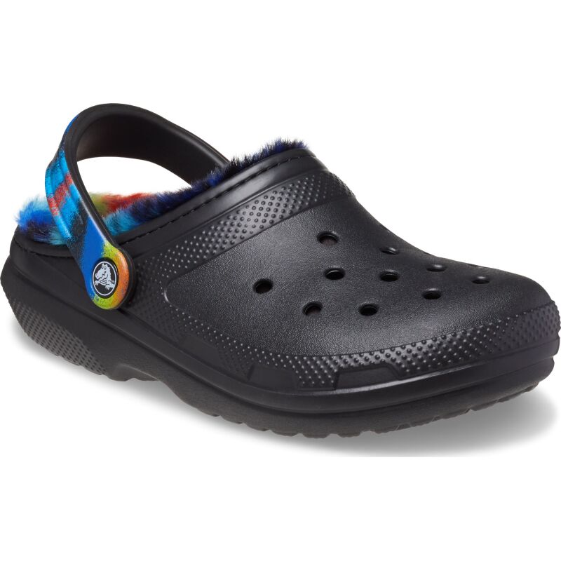 Crocs™ Classic Lined Spray Dye Clog Black/Multi