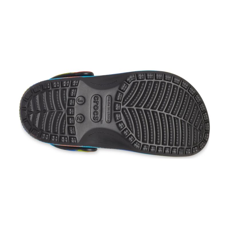 Crocs™ Classic Spray Dye Clog Kid's Black/Multi