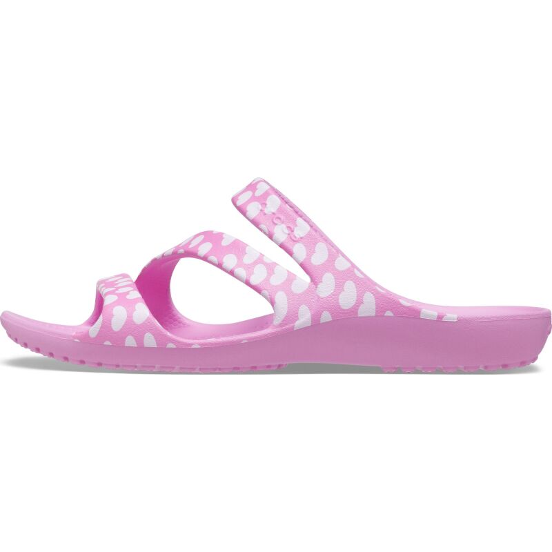 Crocs™ Kadee II Heart Print Sandal Women's Taffy Pink/White