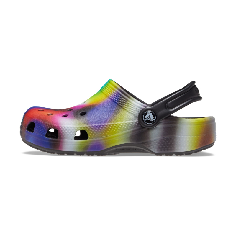 Crocs™ Classic Solarized Clog Kid's Black/Multi