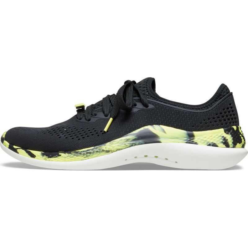 Crocs™ LiteRide 360 Marbled Pacer Men's Black/Citrus