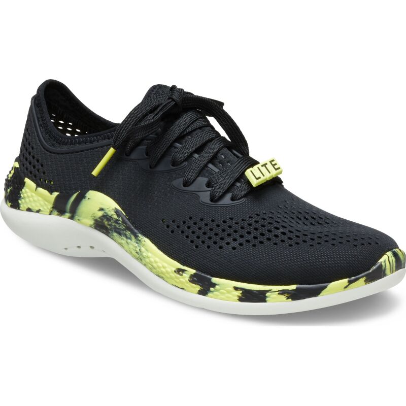 Crocs™ LiteRide 360 Marbled Pacer Men's Black/Citrus